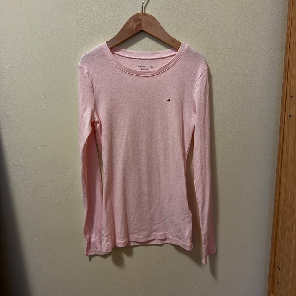Tommy Hilfiger Light Pink Long Sleeve Top